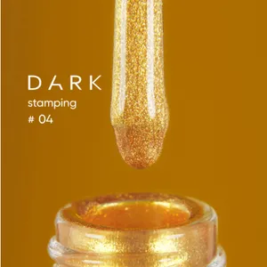 DARK STAMPING POLISH №04 GOLD, 10 ML