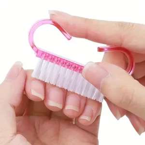 NAIL DUST BRUSH PINK 1 PCS